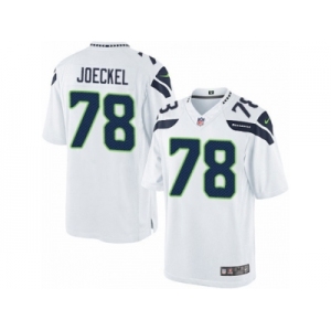 Men's Nike Seattle Seahawks #78 Luke Joeckel Limited White NFL Jersey