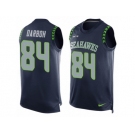Men's Nike Seattle Seahawks #84 Amara Darboh Limited Steel Blue Player Name & Number Tank Top NFL Jersey