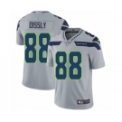 Men's Nike Seattle Seahawks #88 Will Dissly Grey Alternate Vapor Untouchable Limited Player NFL Jersey