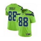 Men's Nike Seattle Seahawks #88 Will Dissly Limited Green Rush Vapor Untouchable NFL Jersey