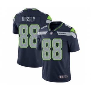 Men's Nike Seattle Seahawks #88 Will Dissly Navy Blue Team Color Vapor Untouchable Limited Player NFL Jersey