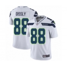 Men's Nike Seattle Seahawks #88 Will Dissly White Vapor Untouchable Limited Player NFL Jersey
