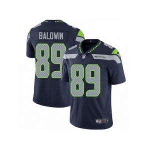 Men's Nike Seattle Seahawks #89 Doug Baldwin Vapor Untouchable Limited Steel Blue Team Color NFL Jersey