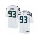 Men's Nike Seattle Seahawks #93 Nazair Jones Limited White NFL Jersey