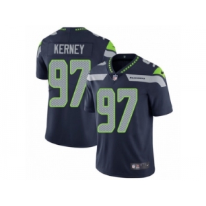 Men's Nike Seattle Seahawks #97 Patrick Kerney Vapor Untouchable Limited Steel Blue Team Color NFL Jersey