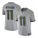 Men's Seattle Seahawks #11 Jaxon Smith-Njigba Gray 2025 F.U.S.E. “Rivalries” Vapor Untouchable Limited Football Stitched Jersey