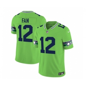Men's Seattle Seahawks #12 Fan 2023 F.U.S.E. Green Limited Football Stitched Jersey