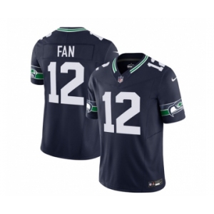 Men's Seattle Seahawks #12 Fan 2023 F.U.S.E. Navy Limited Football Stitched Jersey