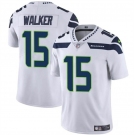 Men's Seattle Seahawks #15 P.J. Walker White Vapor Limited Football Stitched Jersey