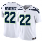 Men's Seattle Seahawks #22 Damien Martinez White 2025 F.U.S.E. Vapor Untouchable Limited Football Stitched Jersey