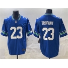 Men's Seattle Seahawks #23 Marcus Trufant Royal 2024 F.U.S.E. Throwback Vapor Limited Football Stitched Jersey