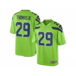 Men's Seattle Seahawks #29 Earl Thomas Nike Green Color Rush Limited Jersey