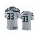 Men's Seattle Seahawks #33 Jamal Adams Limited Grey Rush Vapor Untouchable Football Jersey