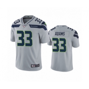 Men's Seattle Seahawks #33 Jamal Adams Limited Grey Rush Vapor Untouchable Football Jersey
