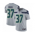 Men's Seattle Seahawks #37 Quandre Diggs Grey Alternate Vapor Untouchable Limited Player Football Jersey