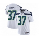 Men's Seattle Seahawks #37 Quandre Diggs White Vapor Untouchable Limited Player Football Jersey