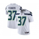 Men's Seattle Seahawks #37 Tre Flowers White Vapor Untouchable Limited Player Football Jersey