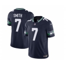Men's Seattle Seahawks #7 Geno Smith 2023 F.U.S.E. Navy Limited Football Stitched Jersey