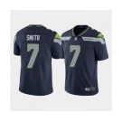 Men's Seattle Seahawks #7 Geno Smith Navy Vapor Untouchable Limited Stitched Jersey