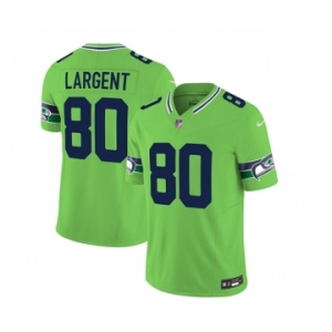 Men's Seattle Seahawks #80 Steve Largent 2023 F.U.S.E. Green Limited Football Stitched Jersey