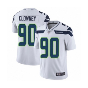 Men's Seattle Seahawks #90 Jadeveon Clowney White Vapor Untouchable Limited Player Football Jersey