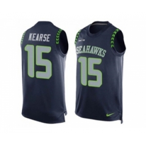 Nike Seattle Seahawks #15 Jermaine Kearse Steel Blue Team Color Men's Stitched NFL Limited Tank Top Jersey