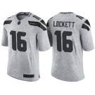 Nike Seattle Seahawks #16 Tyler Lockett 2016 Gridiron Gray II Men's NFL Limited Jersey