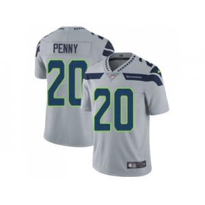 Nike Seattle Seahawks #20 Rashaad Penny Grey Alternate Men Stitched NFL Vapor Untouchable Limited Jersey