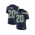 Nike Seattle Seahawks #20 Rashaad Penny Steel Blue Team Color Men Stitched NFL Vapor Untouchable Limited Jersey