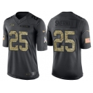 Nike Seattle Seahawks #25 Richard Sherman Men's Stitched Black NFL Salute to Service Limited Jerseys
