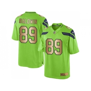 Nike Seattle Seahawks #89 Doug Baldwin Green Men's Stitched NFL Limited Gold Rush Jersey