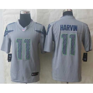 nike nfl jerseys seattle seahawks #11 harvin grey[nike limited]