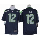 nike nfl jerseys seattle seahawks #12 fan blue[nike limited]