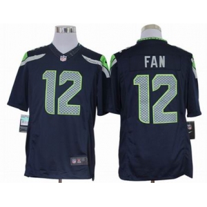 nike nfl jerseys seattle seahawks #12 fan blue[nike limited]