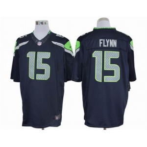 nike nfl jerseys seattle seahawks #15 flynn blue[nike limited]