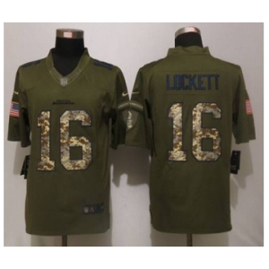 nike nfl jerseys seattle seahawks #16 lockett army green[nike Limited Salute To Service]