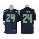 nike nfl jerseys seattle seahawks #24 marshawn lynch blue[nike limited]