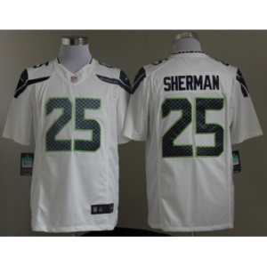 nike nfl jerseys seattle seahawks #25 sherman white[nike limited]