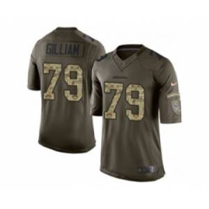 nike nfl jerseys seattle seahawks #79 gilliam army green[nike Limited Salute To Service]