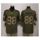 nike nfl jerseys seattle seahawks #88 graham army green[nike Limited Salute To Service]