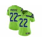 Women Nike Seattle Seahawks #22 C. J. Prosise Vapor Untouchable Limited Green NFL Jersey