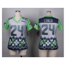 Women Nike Seattle Seahawks #24 marshawn lynch jerseys[Style Noble Fashion]