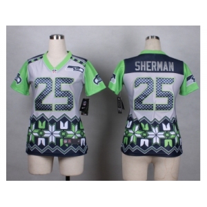 Women Nike Seattle Seahawks #25 sherman jerseys[Style Noble Fashion]