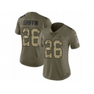 Women Nike Seattle Seahawks #26 Shaquill Griffin Limited Olive Camo 2017 Salute to Service NFL Jersey