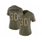 Women Nike Seattle Seahawks #30 Bradley McDougald Limited Olive Camo 2017 Salute to Service NFL Jersey