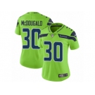 Women Nike Seattle Seahawks #30 Bradley McDougald Vapor Untouchable Limited Green NFL Jersey