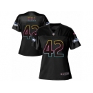 Women Nike Seattle Seahawks #42 Delano Hill Game Black Fashion NFL Jersey