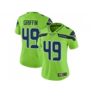 Women Nike Seattle Seahawks #49 Shaquem Griffin Green Stitched NFL Limited Rush Jersey