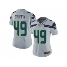 Women Nike Seattle Seahawks #49 Shaquem Griffin Grey Alternate Stitched NFL Vapor Untouchable Limited Jersey