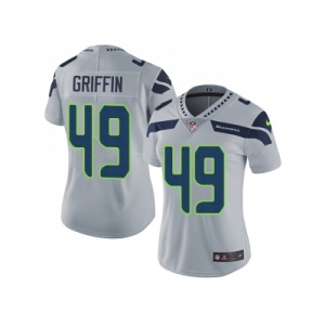 Women Nike Seattle Seahawks #49 Shaquem Griffin Grey Alternate Stitched NFL Vapor Untouchable Limited Jersey